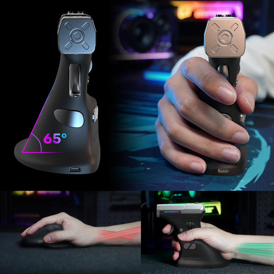 ErgoStrike7: Gun Mouse with FPS-Tailored Recoil